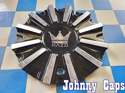 MAZZI Wheels # C10341B02-CAP . METAL BLACK & SILVER Center Cap  [59]  (QTY. 1) • $41.81