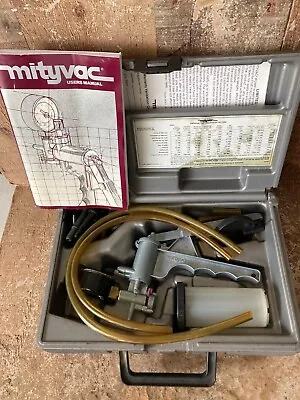 Vintage Mityvac Silverline Hand Vacuum Pump • $29.97