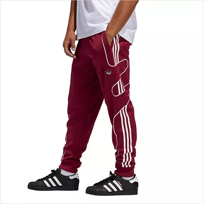 Adidas Originals Men's Flamestrike Track Pants - Burgundy • $70