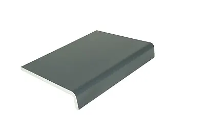 Anthracite W/Grain Grey UPVC Fascia Cover Board Various Depths 2.5m Pack Of TWO • £8.55