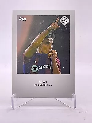 Gavi 2023-24 Topps Simplicidad Polaroid Insert UEFA Club Competition Barcelona • $0.99