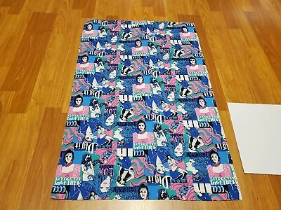 Awesome RARE Vintage Mid Century Retro 70s 60s Psychedelic Women Dig It Fabric! • $30