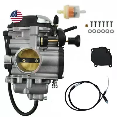 $44.99 • Buy Carburetor With Throttle Cable For Yamaha Bear Tracker 250 YFM250X Wolverine 350