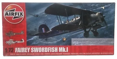 Complete Airfix 1:72 A04053B Fairey Swordfish Mk.I Plastic Model Kit Boxed • £23.25