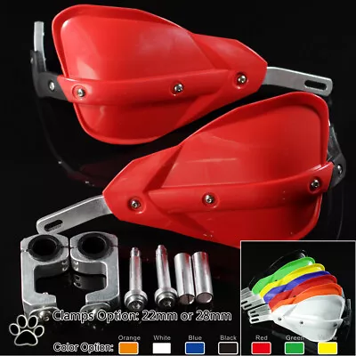 Motocross Hand Guards Dirt Bike Handguard 7/8  1 1/8  For CRF CR Dirt Bike ATV • $38.99