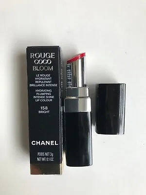 CHANEL Rouge Coco Bloom Hydrating And Plumping Lipstick 3g RRP-£37 BNIB • £22