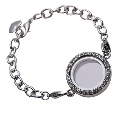 Magnetic Locket Bracelet Memory Locket Bracelet Jewelry Glass Miss • $8.18