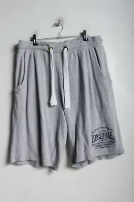Lonsdale Mens Jogging Shorts - Grey - Size M Medium (d37) • £4.99