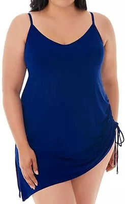 Magicsuit INDIGO Women's Plus Size Brynn Swimdress US 20W/UK 22W NWOT • $69.55