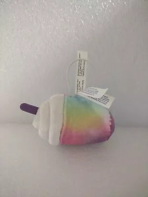 Build A Bear Wristie Vanilla Ice Cream Milkshake Toy Summer Accessory Rainbow • $12