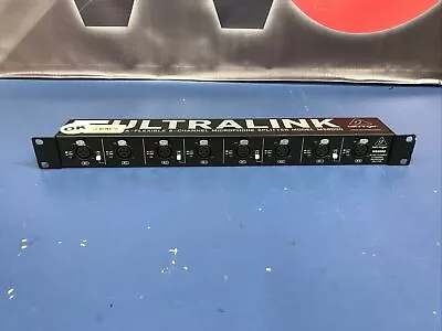 Behringer ULTRALINK Flexible 8 Channel Microphone Splitter Model MS8000 Rack • $74