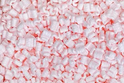 Packing Peanuts Shipping Anti Static Loose Fill 90 Gallons 12 Cubic Feet Pink • $59.95