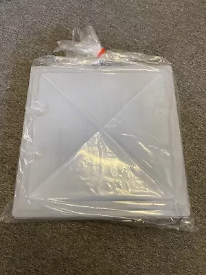 MPK CARAVAN MOTORHOME ROOF LIGHT VENT DOME TOP COVER FOR 400mm X 400mm WHITE • £55