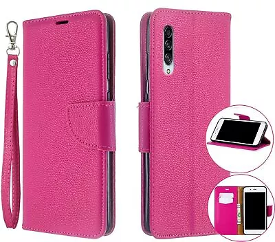 Galaxy A90 5G Sm A908 Pu Leather Wallet Case Lichi Grain Finish • $7.50