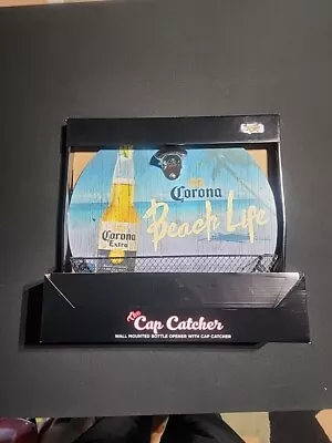 New The Cap Catcher Corona Wood Sign Wall Mounted Bottle Opener • $34