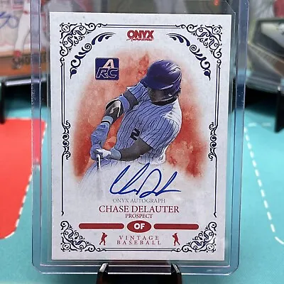 2022 Onyx Vintage Auto Chase Delauter #VACD - Perfect Centering - Prospect • $19.99
