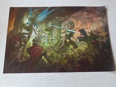 Games Workshop Warhammer Age Of Sigmar Echoes Of Doom A3 Art Print Poster Sheet • £12.43