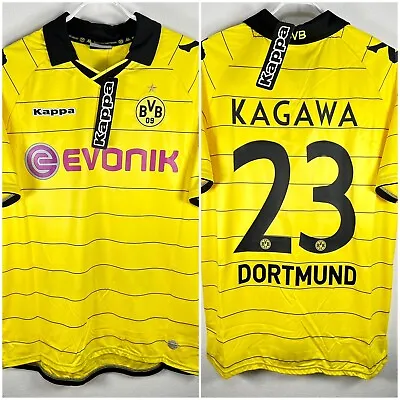 BNWT 2010-11 Borussia Dortmund #23 Kagawa Home Jersey Football Soccer Size L • $219.99