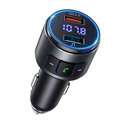 Bluetooth Fm Transmitter Car V5.0 Bluetooth Car Adapter Bluetooth Radio Car Mp3  • $24.25