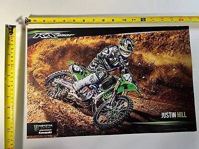 Justin Hill Poster Signed Autographed Supercross Motocross Pro Circuit Yamaha • $14.99