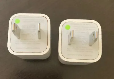 Pre-owned! 2 Apple Iphone A1265/A1385 5W Wall Charger Adapters • $7.95