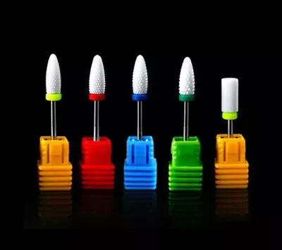 Pro Ceramic Nail Art Drill Bits Gel Pedicure Removal Rotary Manicure Burr Tool • $5.99