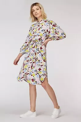 GORMAN Sz 14 Wallflower Floral Shirt Dress • $55