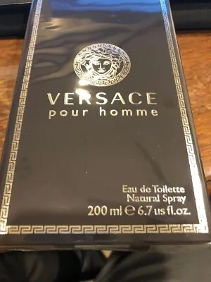 VERSACE POUR HOMME By Gianni Versace Cologne EDT MEN 6.7 Oz New In Box • $57.99