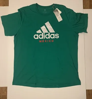 NEW Adidas Mexico T-SHIRT World Cup Soccer Size XL Authentic New • $20.99