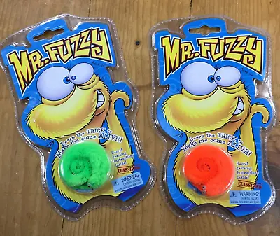 TRICKS R US Mr. Fuzzy Worm Secret MAGIC TRICK Toy LOT OF 2 Green Orange NEW BOX • $19.10