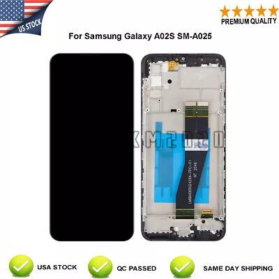 $22.60 • Buy For Samsung Galaxy A02S SM-A025U A025V A025A LCD Touch Screen +Frame Replacement