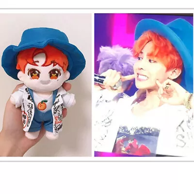 15cm KPOP BIGBANG Plush GD Little Orange G-DRAGON Doll Toy With Clothes Original • $49.99