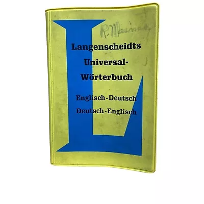 Langenscheidt's Lilliput Dictionary English-Deutsch 1957 Printed In Germany Mini • $6.99