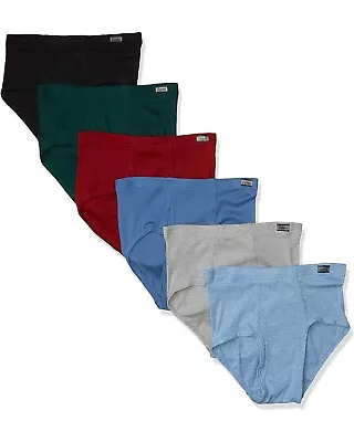 Men's Hanes Cotton Bikini Brief Underwear - Assorted Colors (3 Or 6 Pack) • $19.99