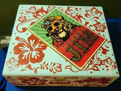 $2.99 • Buy  Island Jim Box Art Hawaii Jamaica Wooden Empty Cigar Box Craft Cigar Decor 
