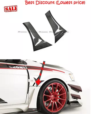 For Mitsubishi EVO 10 VRS Style Carbon Fiber Wide Ver Side Air Panel Extension • $264.10