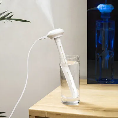 Portable Mini Cool Mist Humidifier USB-Powered With Nightlight Travel Car Home • $7.39