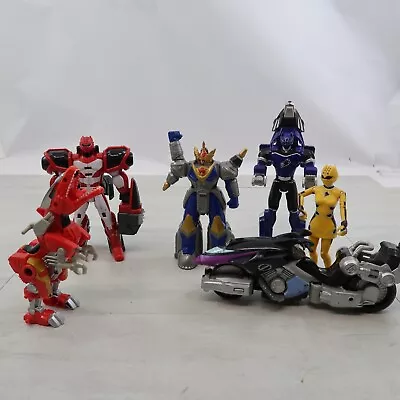 Power Rangers T-Rex Figure Motorcycle Bandai Action Figure Toy Lot • $20.40