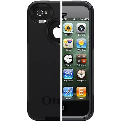 OtterBox Commuter Series Case For IPhone 4/4S - Retail Packaging - Black • $18