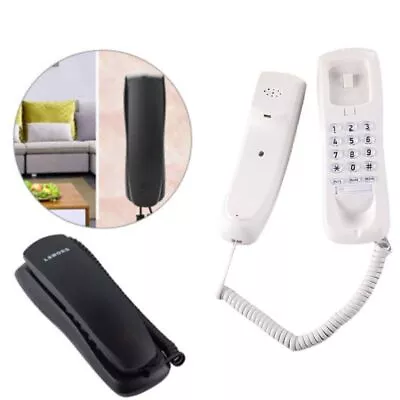 Desktop Corded Phone Wall Mounted House Phones Wired Telephone  Home Office • £9.23