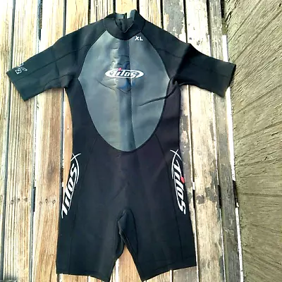 Tilos Shorty Wetsuit Men’s XL Black Hydrogear 2mm X-Large • $37.46