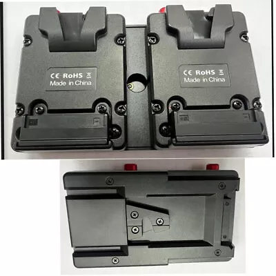 $69.99 • Buy Dual V Mount Battery Plate To 1 Regular V Mount - 2 D-Tap USA UC9001 NEW 
