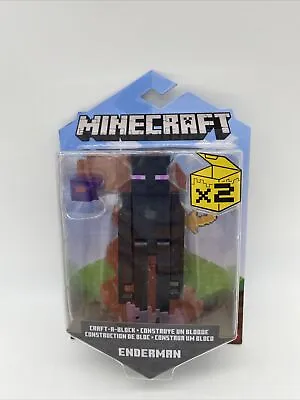 Minecraft Craft-A-Block Enderman Action Figure Mattel New • $11.99