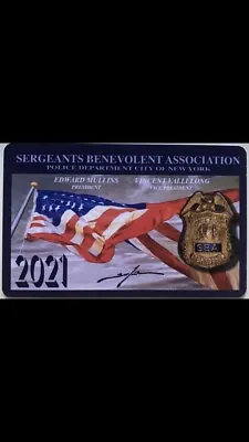 2021 NYPD PBA Card~Unsigned • $12.88