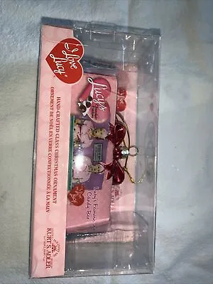 I Love Lucy Chocolate Bar Blown Glass Christmas Tree Ornament Holiday Decoration • $25