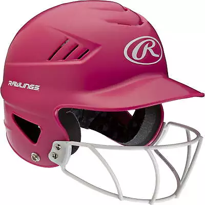 Rawlings Coolflo/Vapor OSFM Softball Batting Helmet With Face Guard Metallic • $35.56