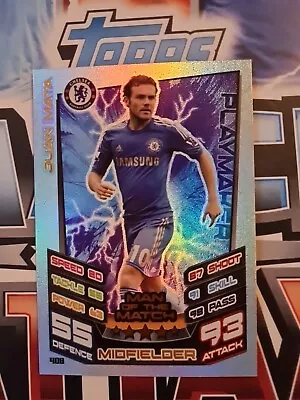 Match Attax 12/13 Man Of The Match Juan Mata • £1