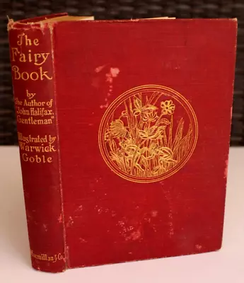 RARE 1923 THE FAIRY BOOK Hardcover 16 Full Color Illustrations By Warwick Goble • £94.95