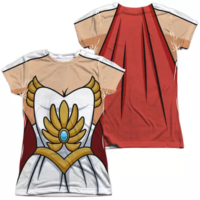 $35.59 • Buy She-Ra  She-Ra Costume  Girl's Junior Dye Sublimation Babydoll Tee