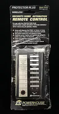 $15 • Buy Black X-10 Powerhouse SH624 WIRELESS Protector Plus Remote New, Open Box